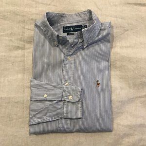 Ralph Lauren Button Down Shirt Mens Classic Fit